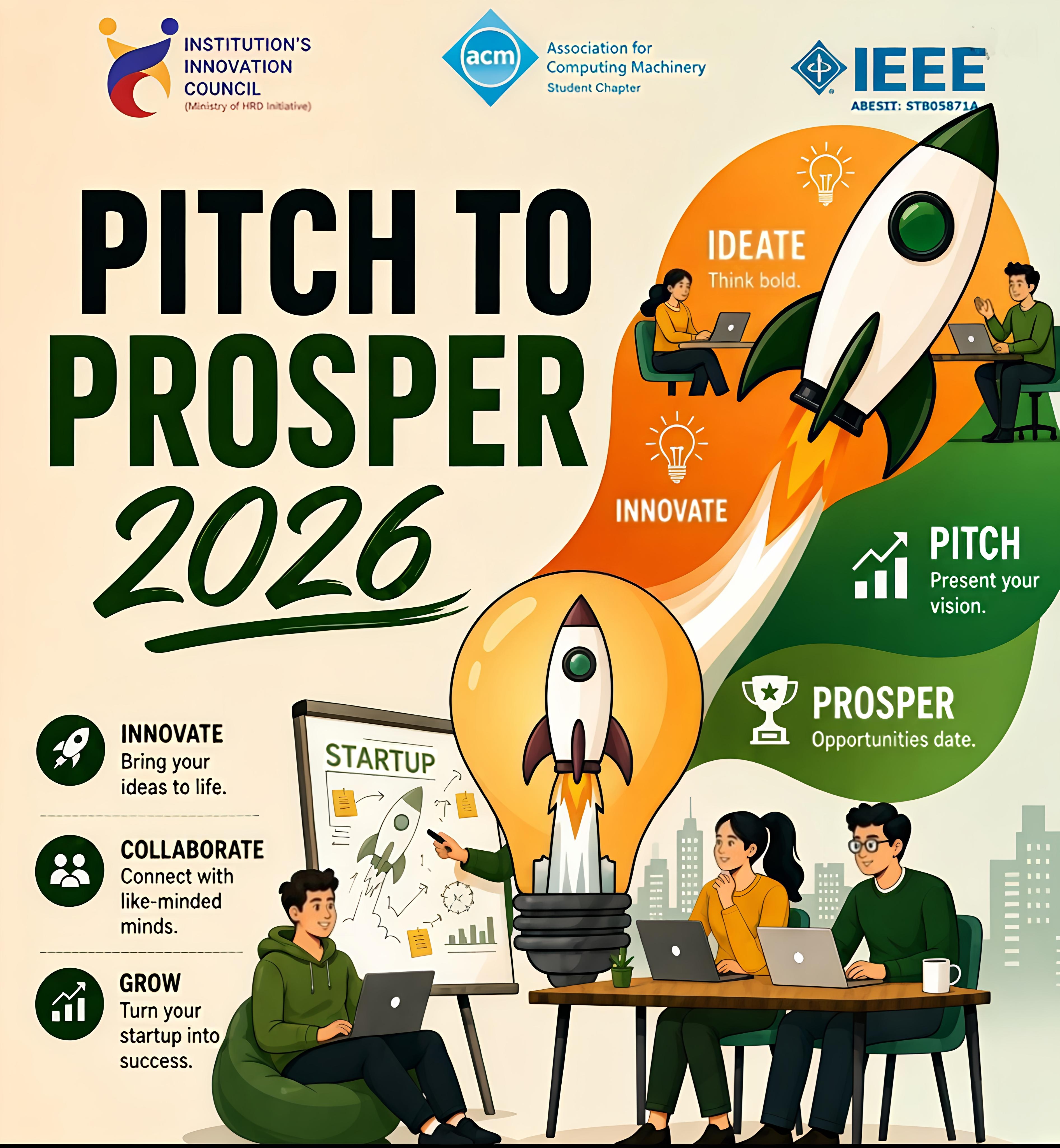 Pitch to Prosper 2026 Poster